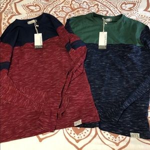 Men long sleeve t shirts bundle new with tags